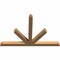 Ekena Millwork Saratoga Timber Gable Bracket, Western Red Cedar, 96"W x 64"H x 5 1/2"D x 5 1/2"F, 16/12 Pitch GBW096X64X0606SAR00SWR - alternate 5